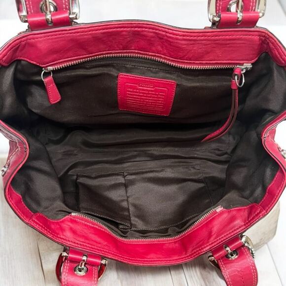 Y2K Coach F13732 Soho Pleated Leather Satchel Bag - Picture 5 of 14